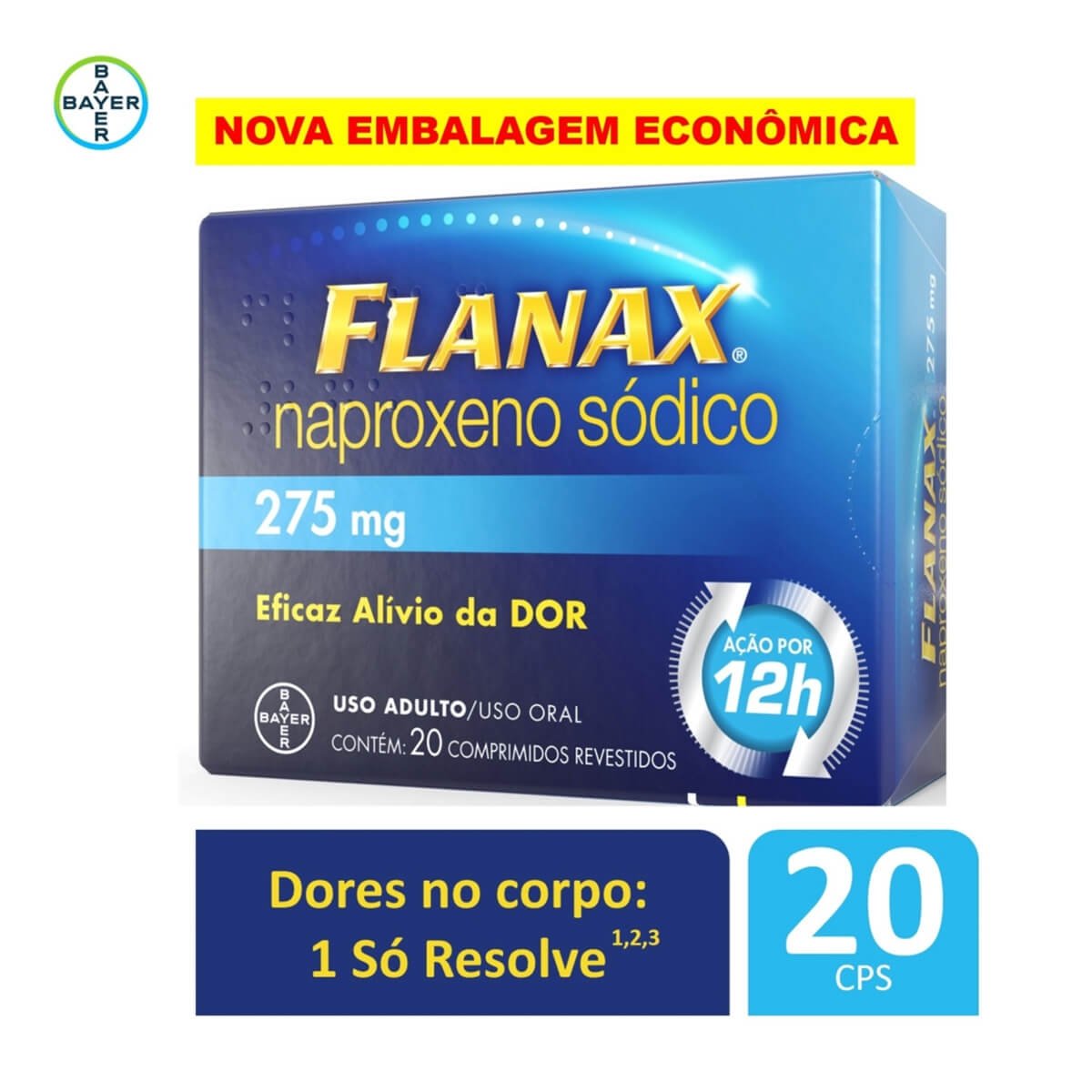 Flanax 275Mg Com 20 Comprimidos