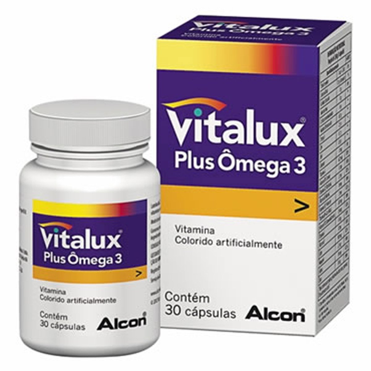 Ômega 3 Vitalux Plus 30 Cápsulas - ALCON