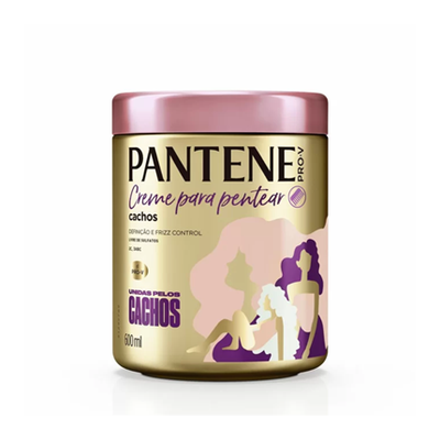 Creme Para Pentear Pantene Unidas Pelos Cachos 600ml