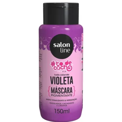 Mascara Pigmentante Salon Line To de Cacho Violeta 150ml
