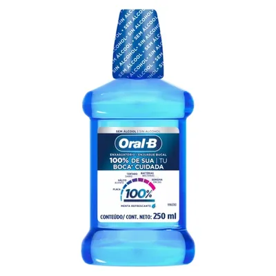 Enxaguante bucal sem Alcool 250ml - ORAL-B
