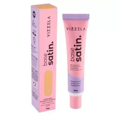 Base Facial Líquida Vizzela Satin Cor 07 30g