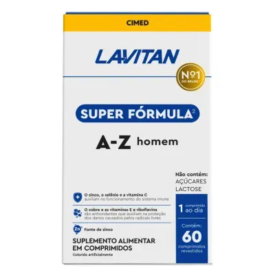 Suplemento Lavitan A-Z Original 60 Comprimidos Revestidos