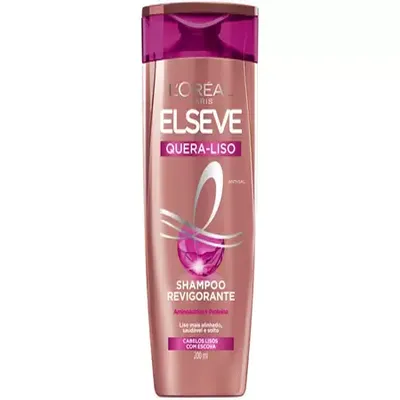 Shampoo Elseve Quera-Liso Liso 400ml - L'ORÉAL PARIS