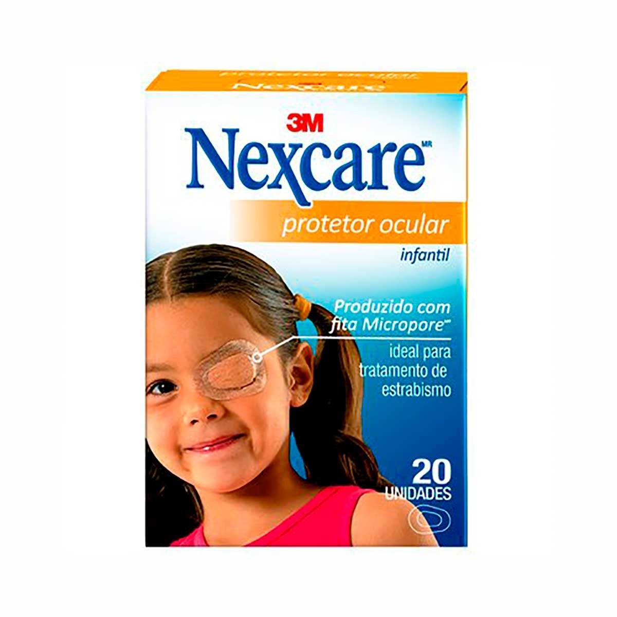 Protetor Ocular Nexcare Infantil C/20Unidades