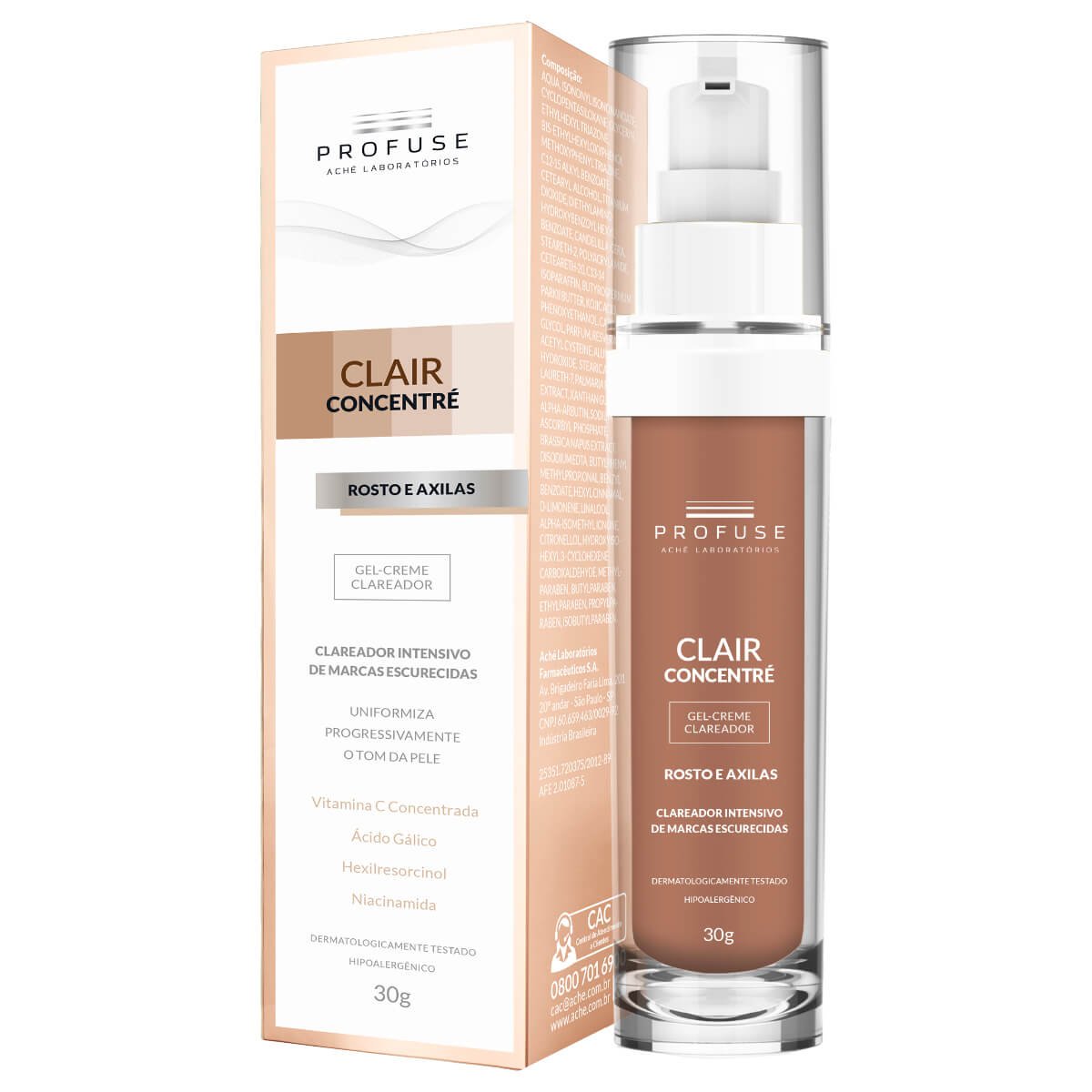 Clair Gel Clean Clareador 30G (Profuse)