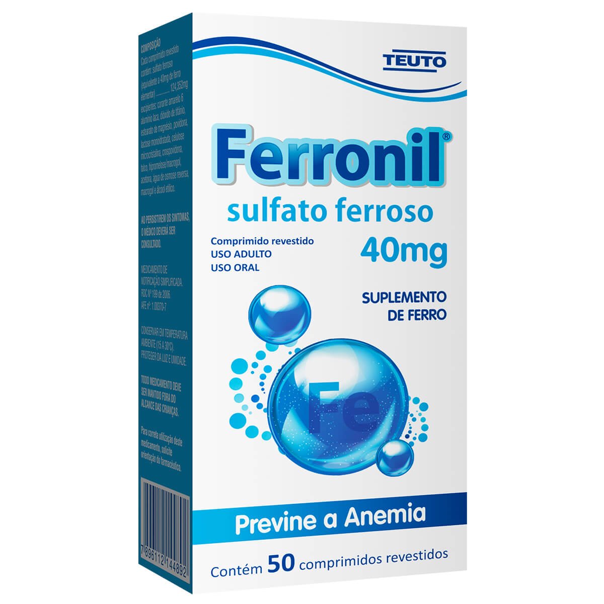 Ferronil 40Mg Teuto 50 Comprimidos