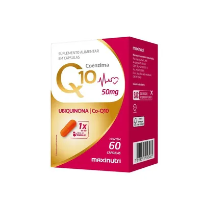 Coenzima Q10 Gold 50mg 60 Cápsulas - MAXINUTRI
