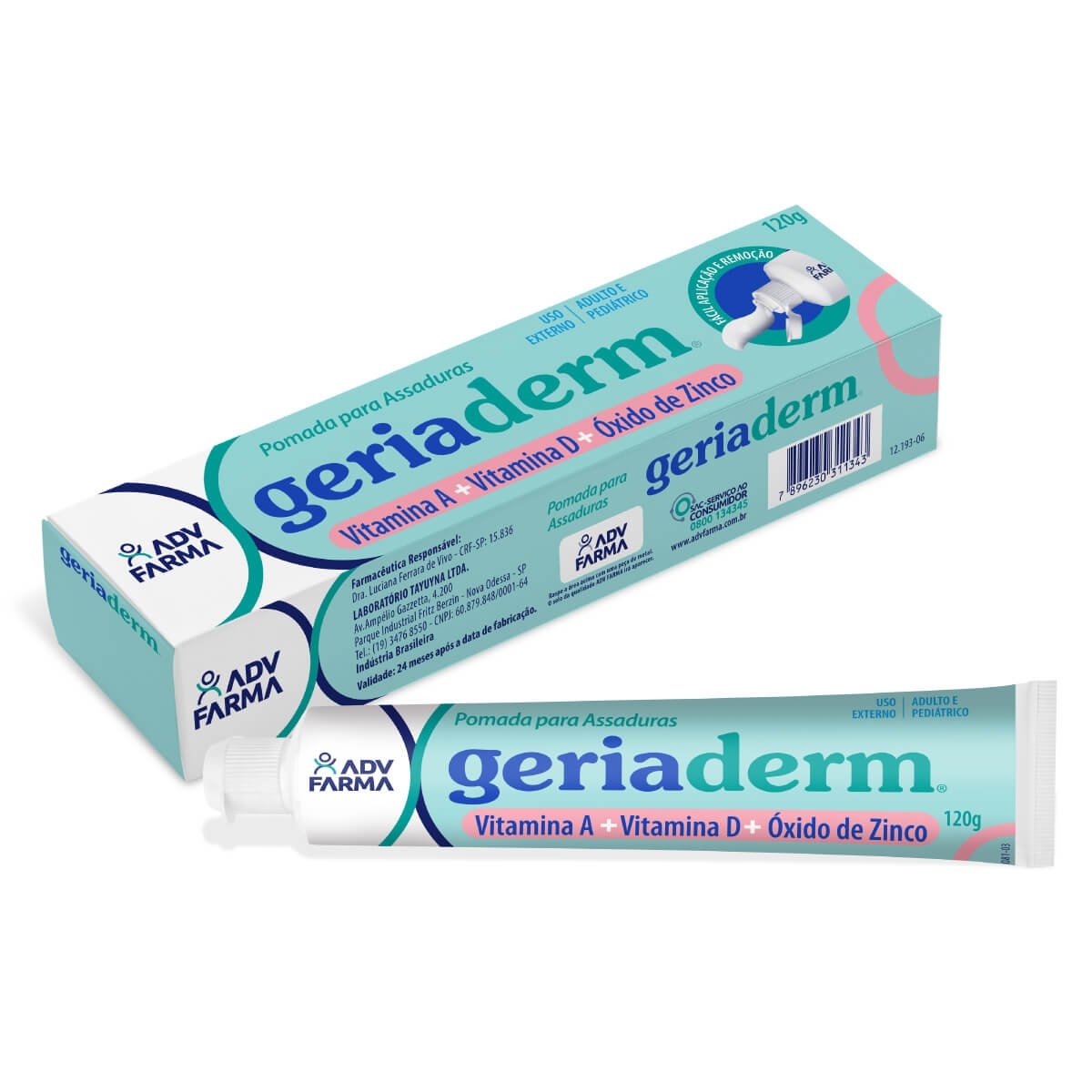 Pomada Para Assadura Geriaderm 120G