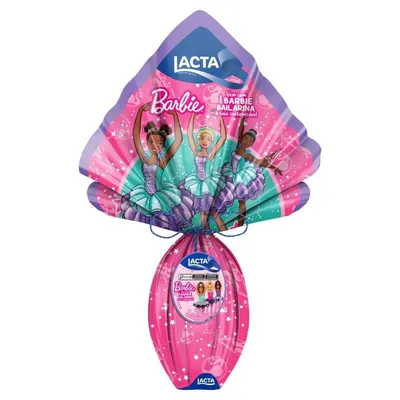 OVO PASCOA LACTA BARBIE 15 166G