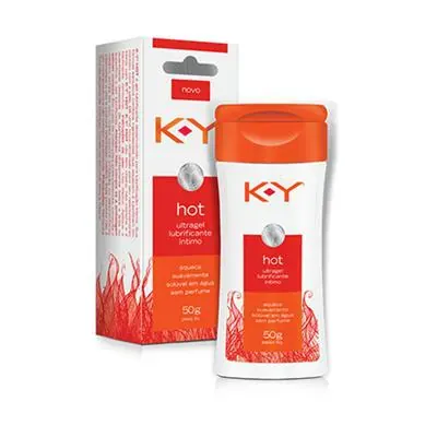 Lubrificante Íntimo Hot Ultragel sem Perfume K-Y  50g