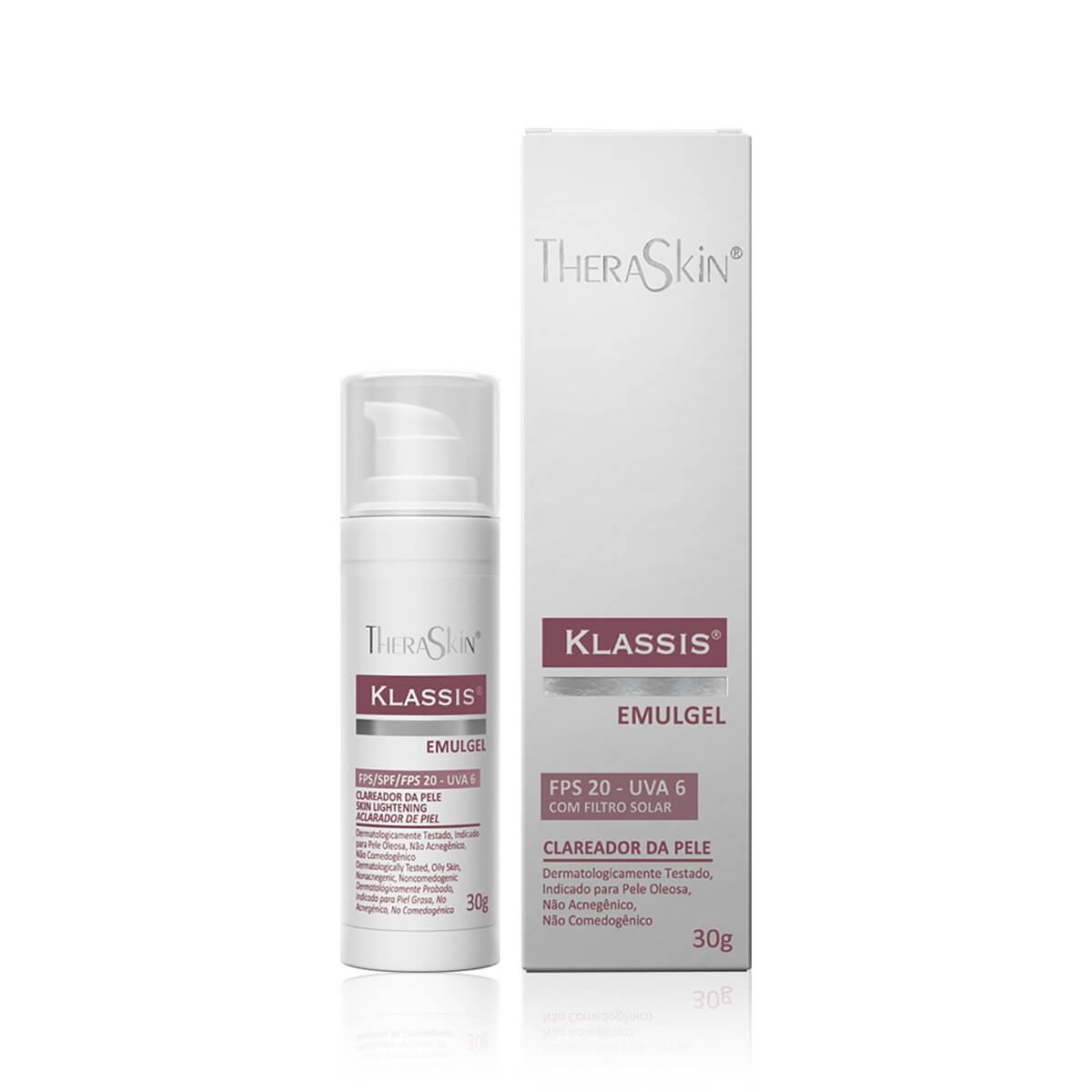 Emulgel Clareador Para Pele Klassis Theraskin 30G