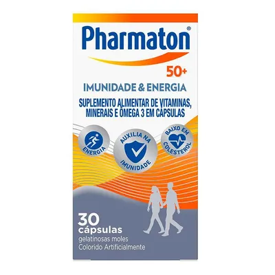 Pharmaton 50+ Boehringer Ingelheim Caixa Com 30 Cápsulas