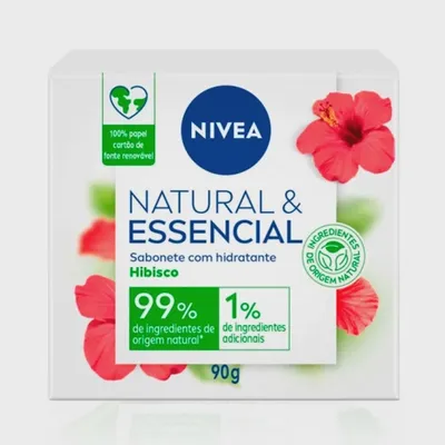 Sabonete em Barra Nivea Natural & Essencial Hibisco 90g