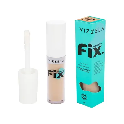 Vizzela Corretivo Fix - Corretivo Líquido Matte cor 04 7g