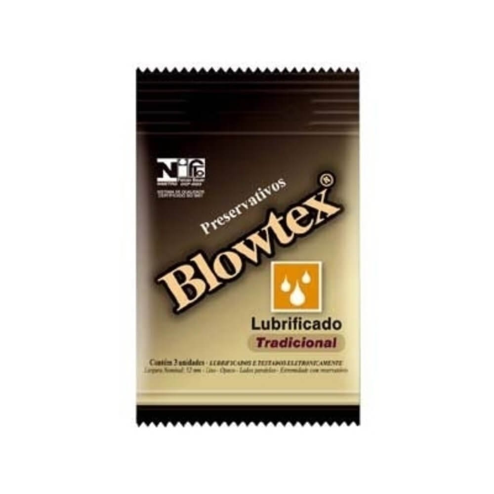 Preservativo Blowtex Lubrificado Tradicional Embalagem 3 Un