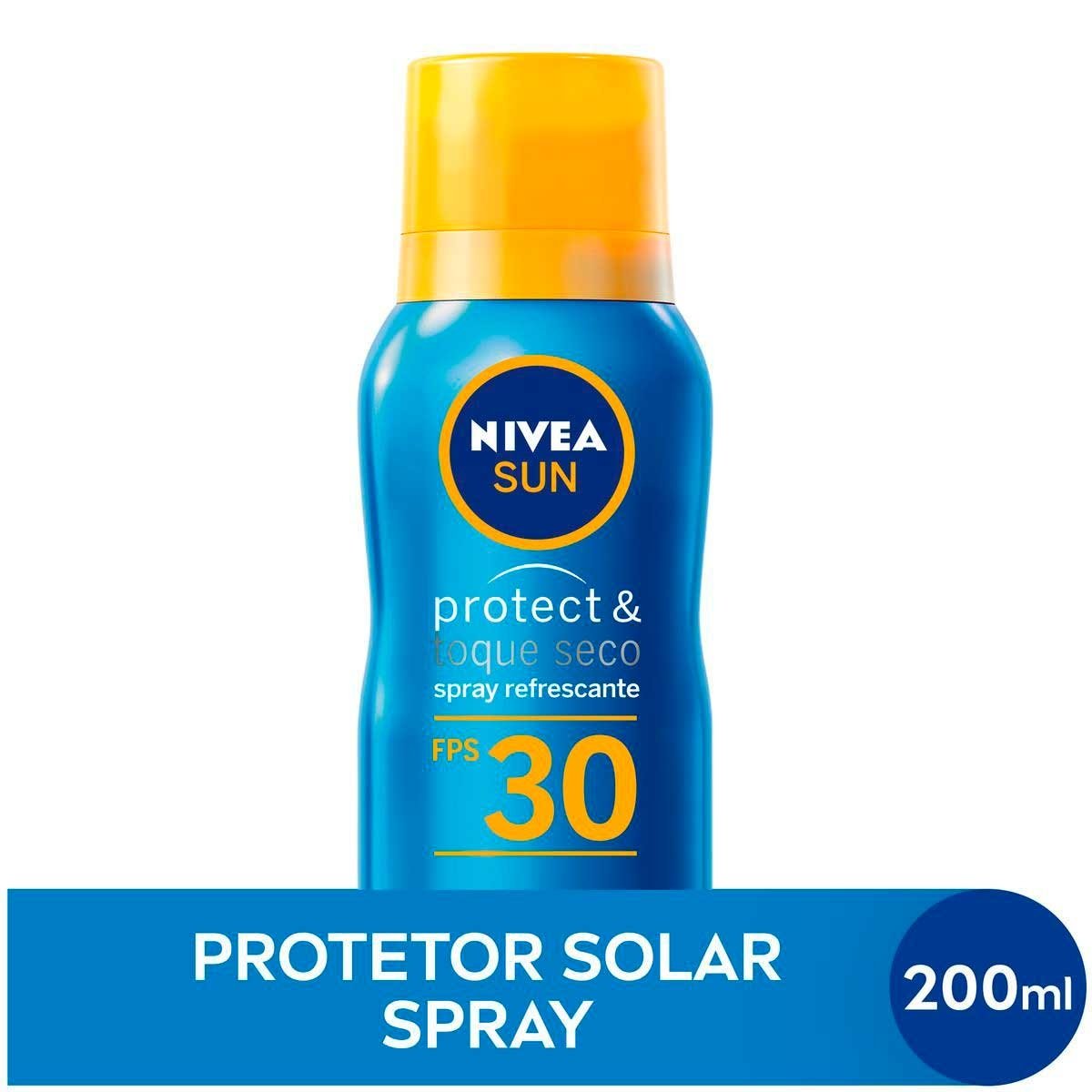 Protetor Solar FPS 30 Nivea Sun Protect & Toque Seco 200ml