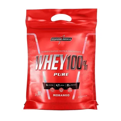 SuperWhey 100PC Morango Pouch 900g
