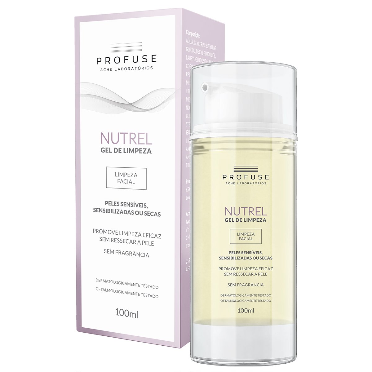 Gel De Limpeza Facial Profuse Nutrel 100Ml