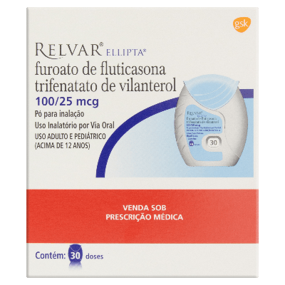 RELVAR ELLIPTA 100/25MG X 30DOSES