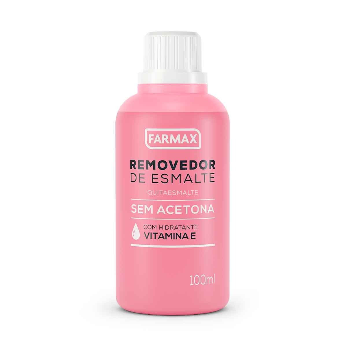 Removedor Esmalte Farmax S/Acetona 100ml