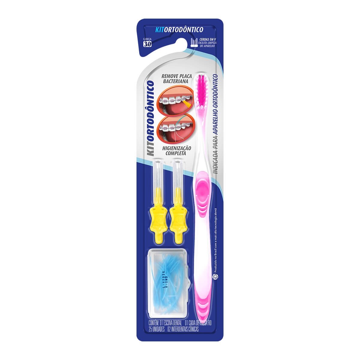 Kit Ortodôntico para Higiene de Aparelho - DENTALCLEAN