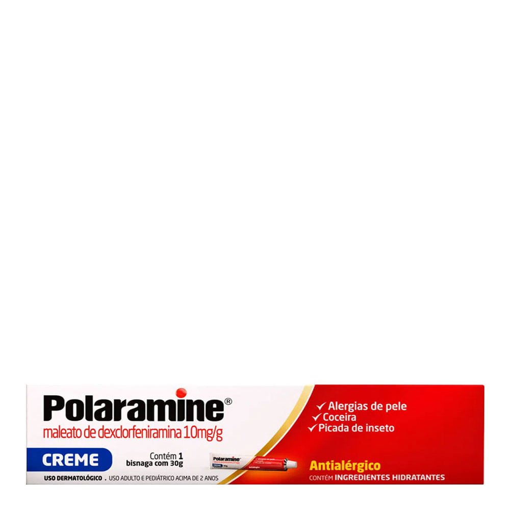 Polaramine Creme 10Mg/G Hypera Caixa Com 1 Bisnaga Com 30G