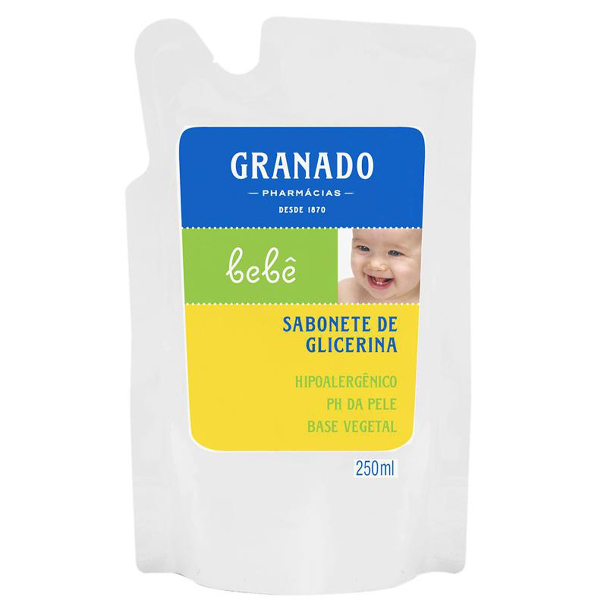 Sabonete Líquido Granado Bebê Glicerina Refil 250Ml