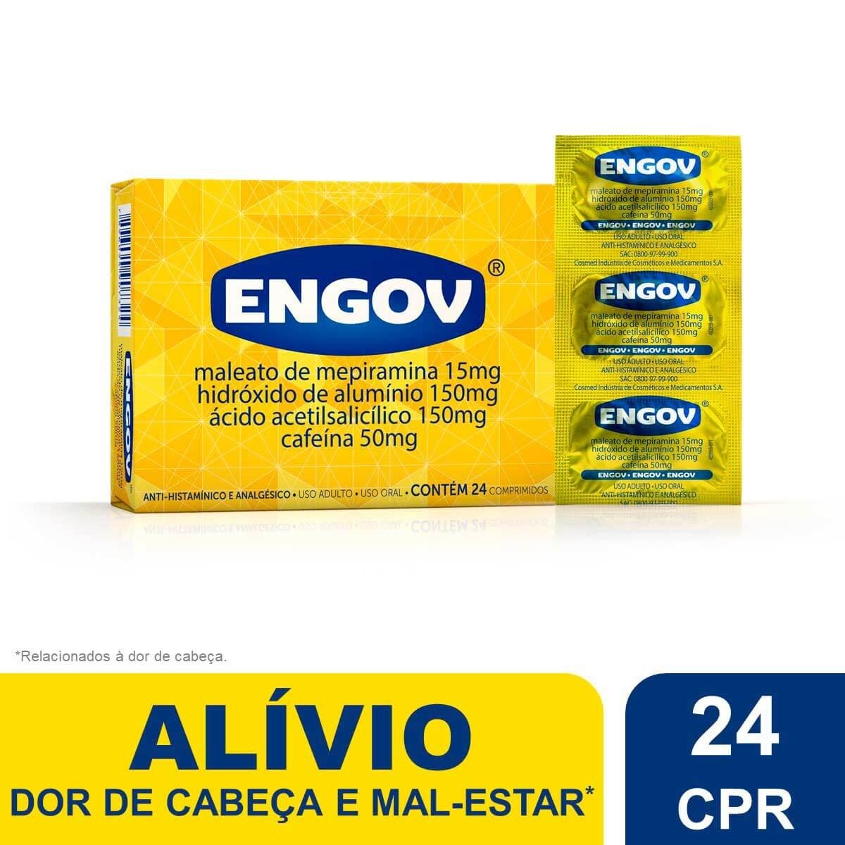 Engov Caixa Com 24 Comprimidos