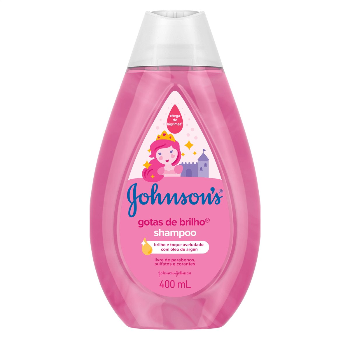 Shampoo Hidratante Johnson's Kids Gotas de Brilho 400ml