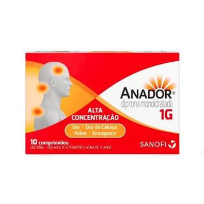 Anador 1G Sanofi 10 Comprimidos
