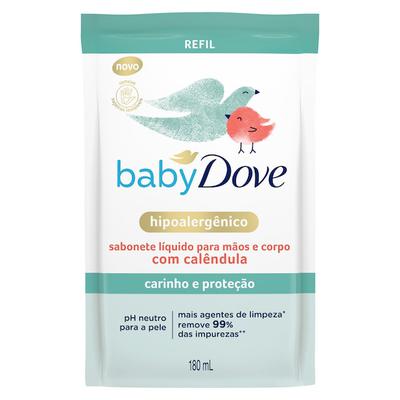 Refil Sabonete Liquido Baby Dove Hidratação Sensível 180Ml