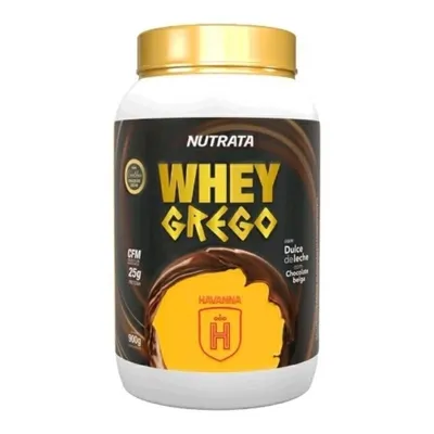 Whey Grego Nutrata Whey Protein Havanna 900g Doce de Leite