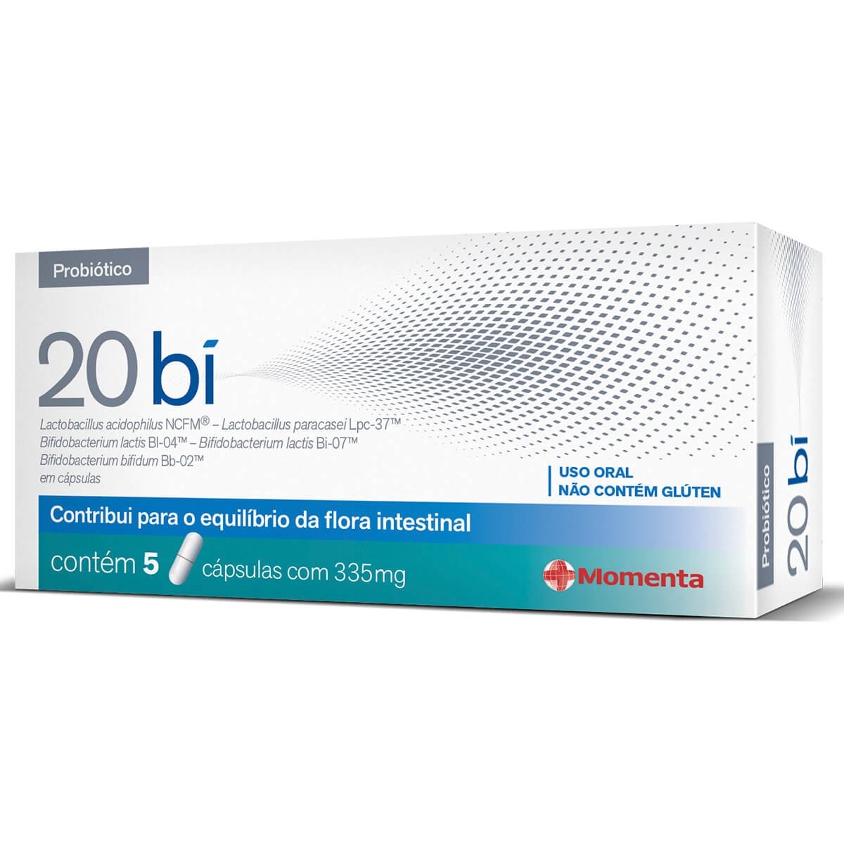 Probiótico 20 Bi Momenta Caixa Com 5 Cápsulas