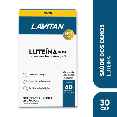 Lavitan Luteína Cimed 60 Cápsulas