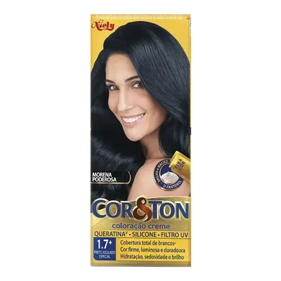 Coloração Niely Preto Azulado Especial 1.7 Cor&Ton