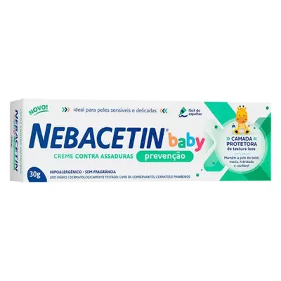 Creme Contra Assaduras Prevenção Nebacetin Baby 30G