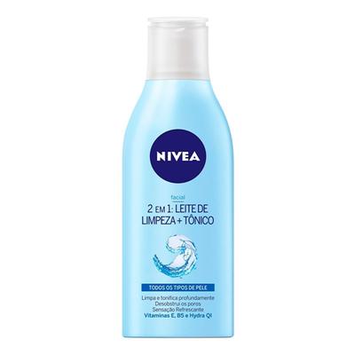 Leite de Limpeza e Tônico 2 em 1 Facial Nivea Frasco 200ml