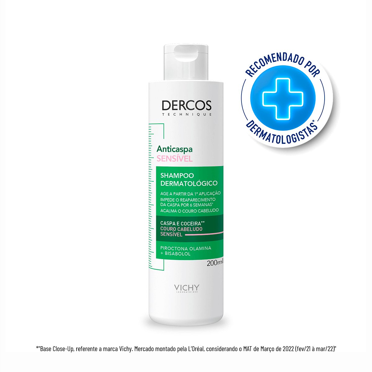 Shampoo Anticaspa Dercos Sensível 200ml