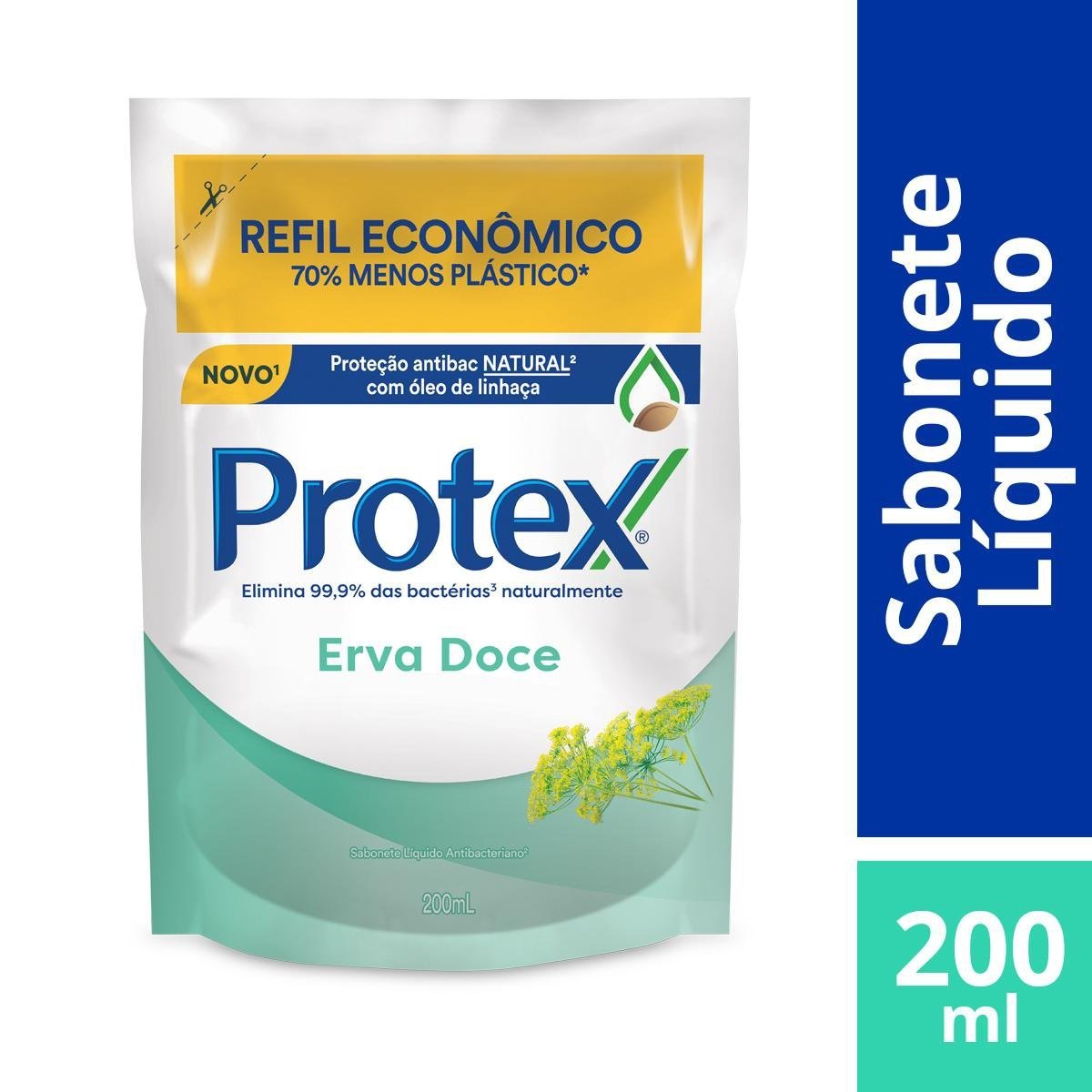 Refil Sabonete Líquido Protex Erva Doce 200 ml