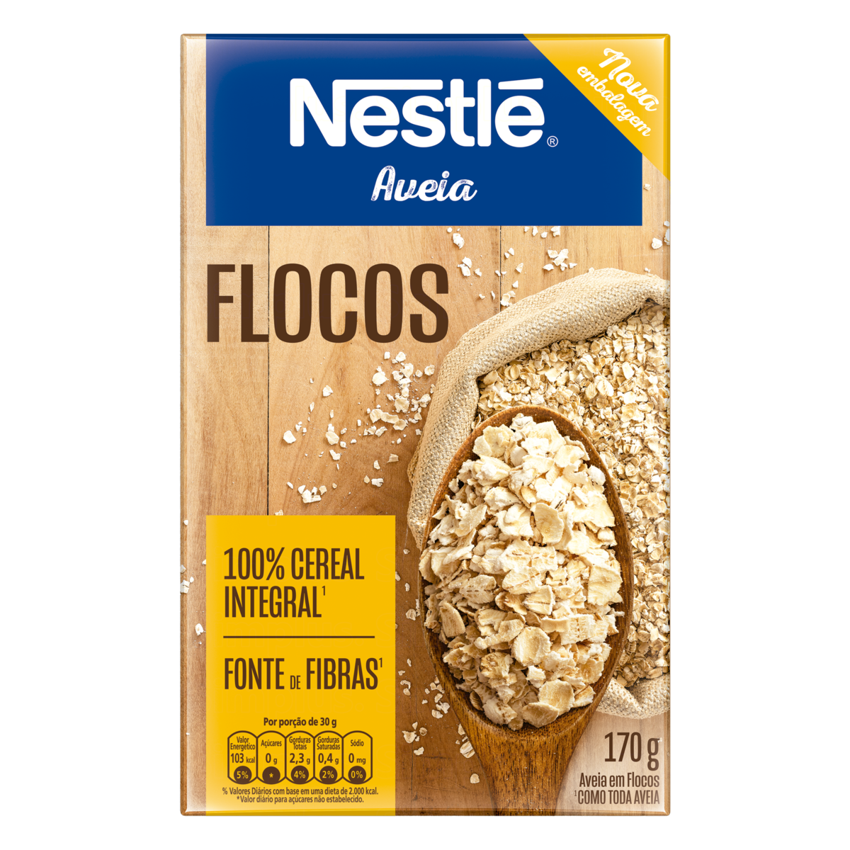 Aveia Em Flocos Nestlé 170G