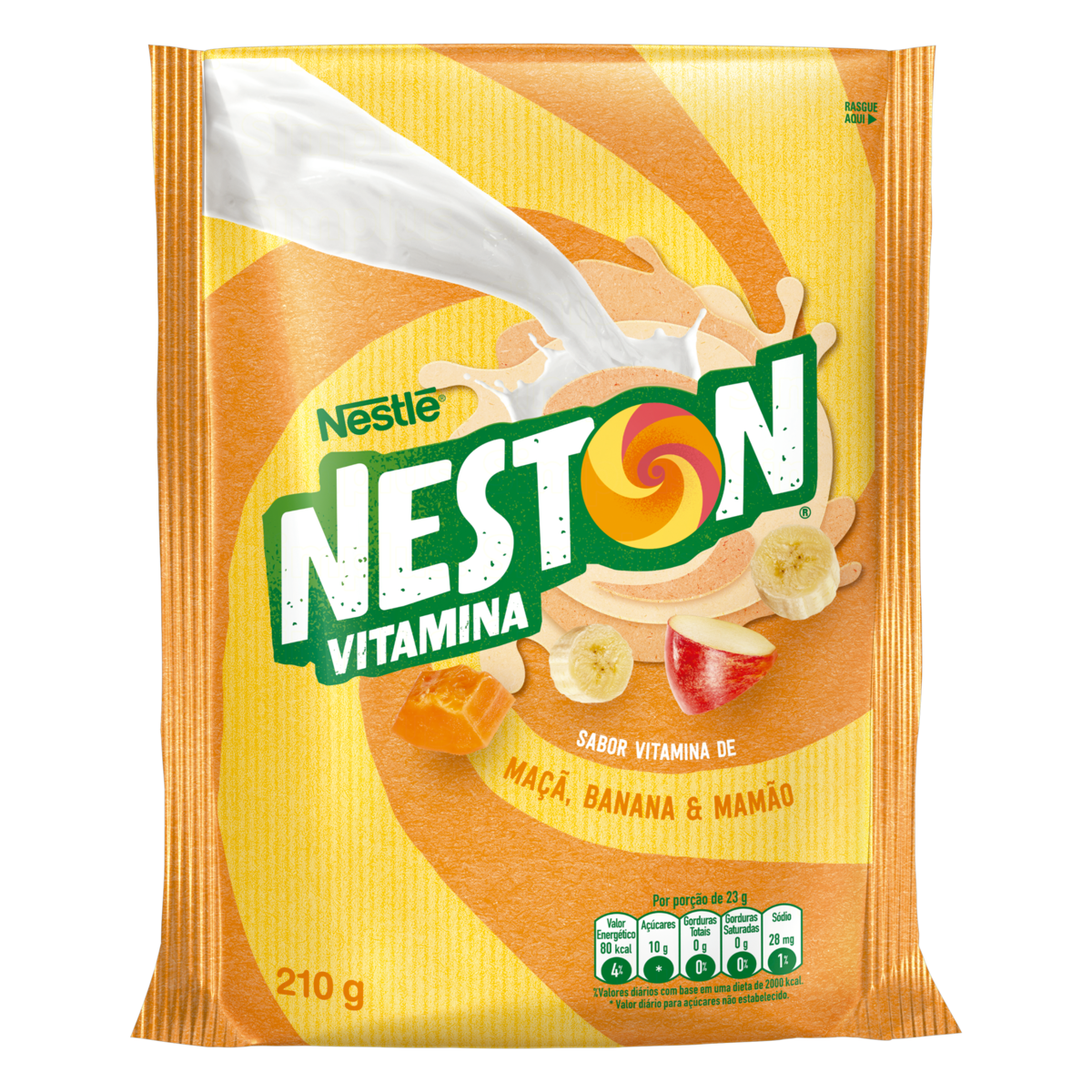 NESTON NESTLE VITAMINA MAMAO BN 210G
