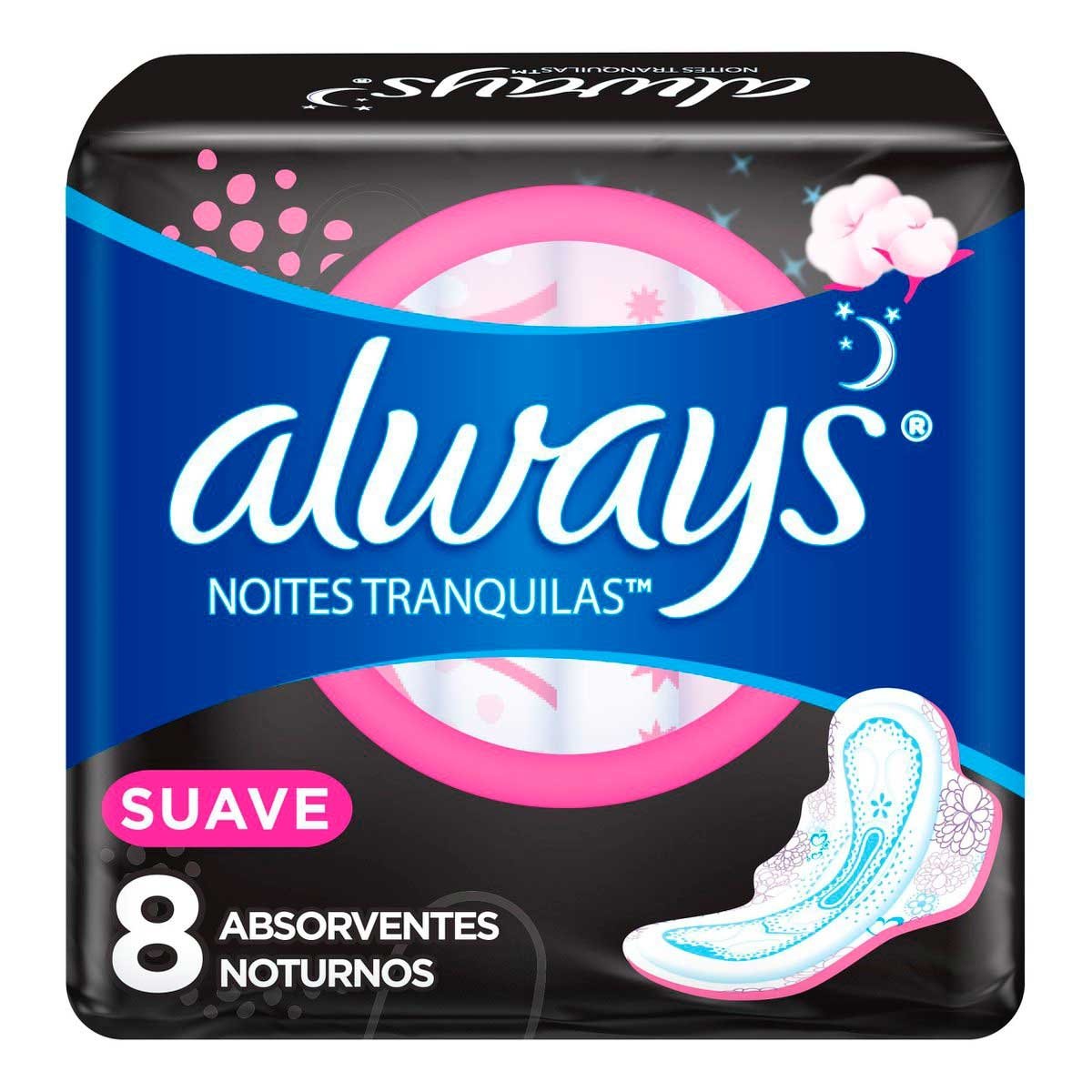 ABS ALWAYS NOITE TRANQ SV C/A L8P7
