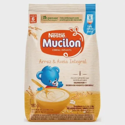 Cereal Infantil Arroz E Aveia Integral Mucilon 600G