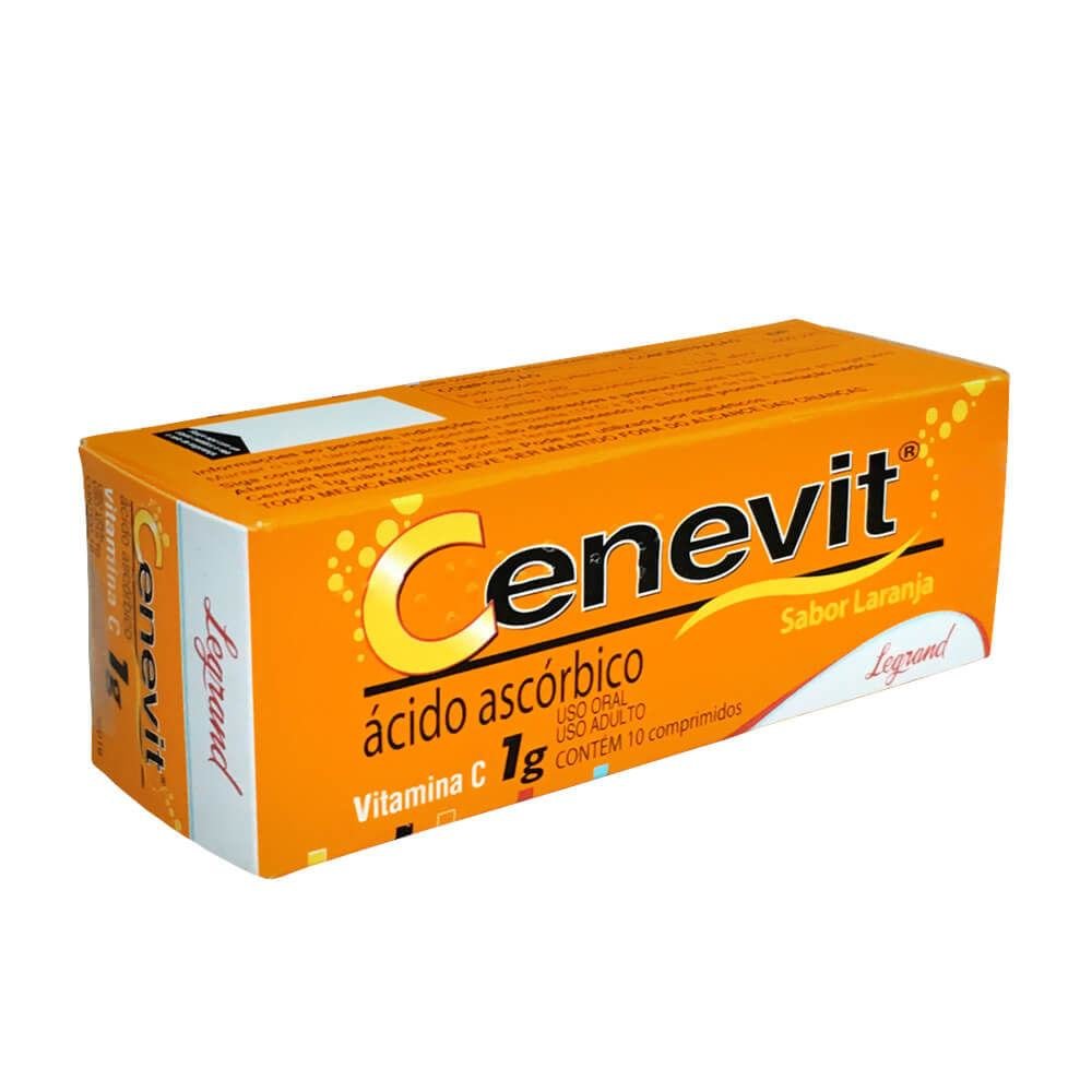 Vitamina C Cenevit 1g Efervescente Com 10 Comprimidos
