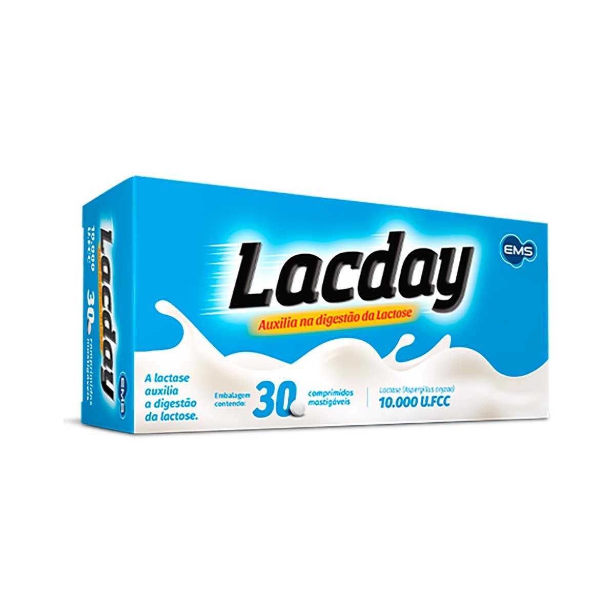 Lacday 10.000 FCC 30 tabletes dispersíveis - EMS
