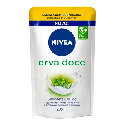 Sabonete Líquido Erva Doce Refil Nivea 200Ml