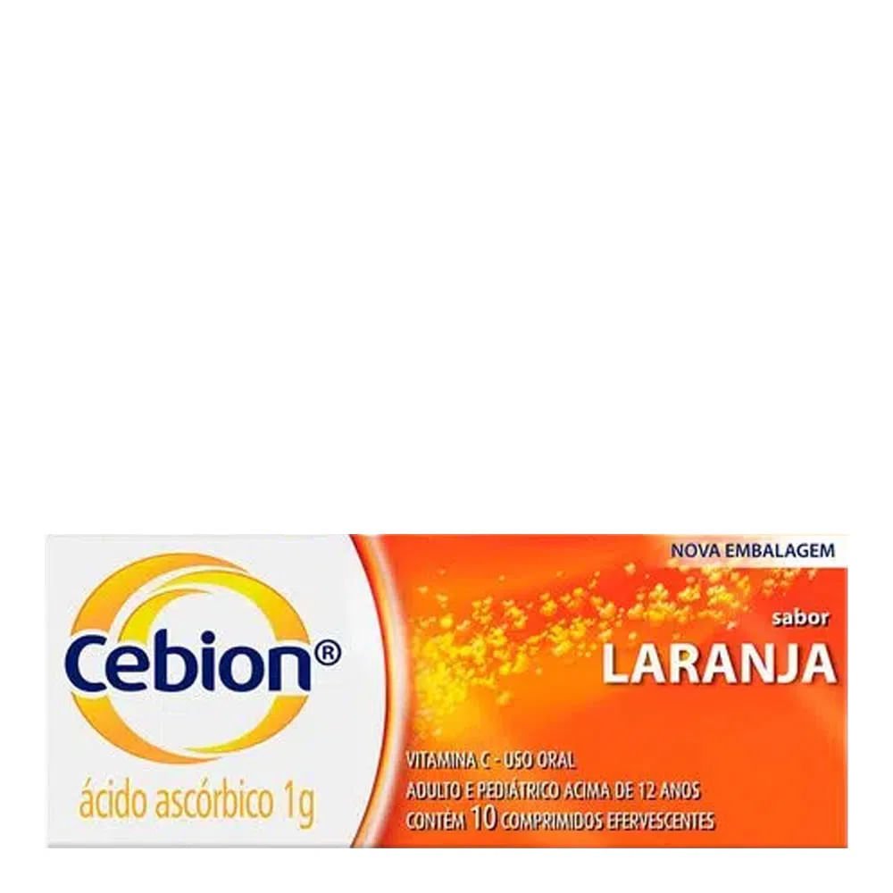 Vitamina C 2g Laranja Cebion 10 Comprimidos Efervescentes
