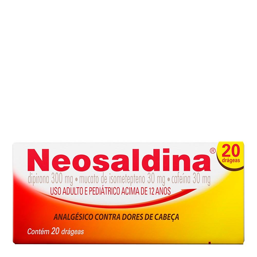 Neosaldina Takeda Caixa Com 20 Drágeas