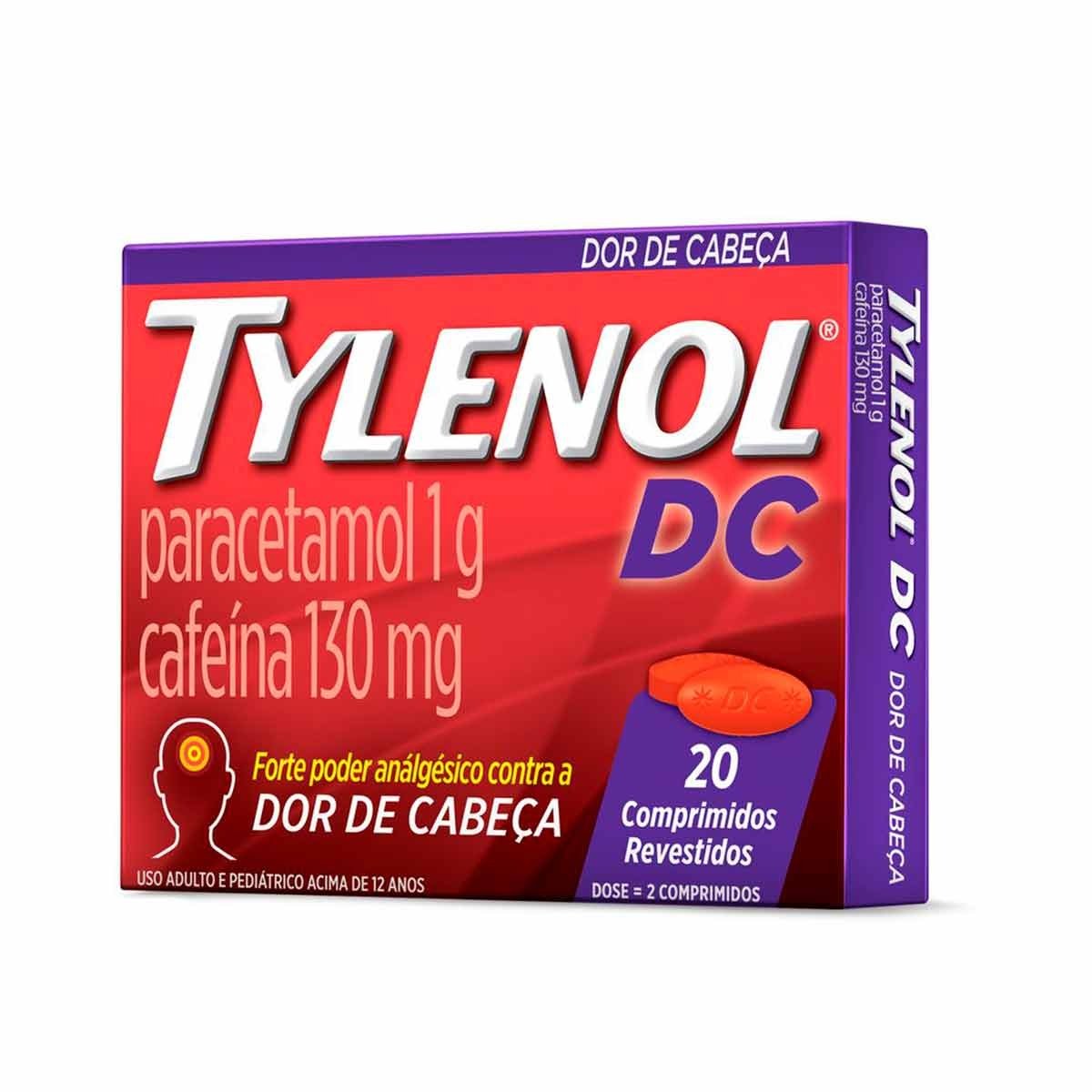 Tylenol Dc 500Mg Janssen-Cilag Caixa Com 20 Comprimidos